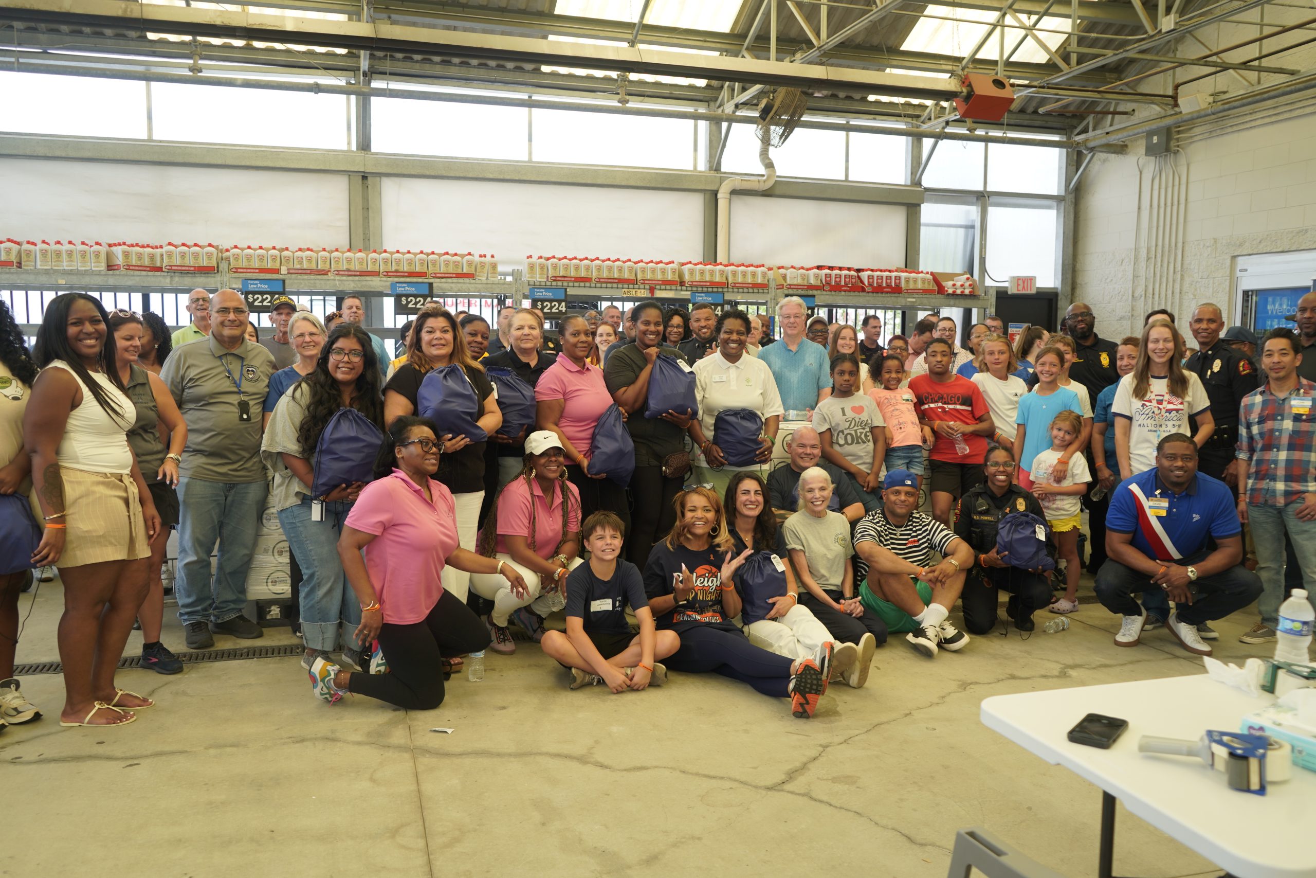 Greg's Groceries packing event held in Raleigh, NC